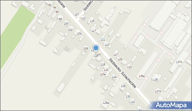 Stobiecko Szlacheckie, Stobiecko Szlacheckie, 116, mapa Stobiecko Szlacheckie