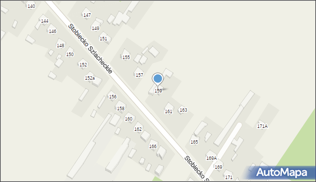 Stobiecko Szlacheckie, Stobiecko Szlacheckie, 159, mapa Stobiecko Szlacheckie