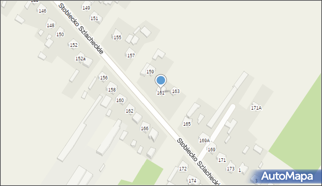 Stobiecko Szlacheckie, Stobiecko Szlacheckie, 161, mapa Stobiecko Szlacheckie