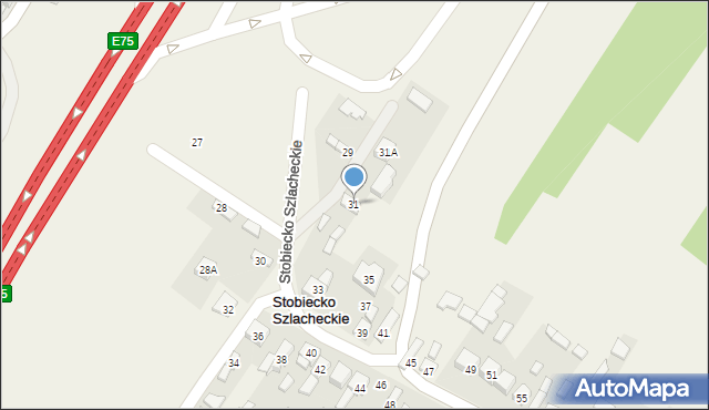 Stobiecko Szlacheckie, Stobiecko Szlacheckie, 31, mapa Stobiecko Szlacheckie