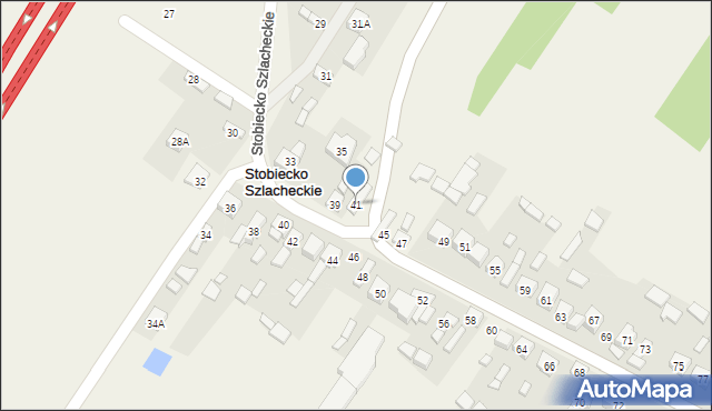 Stobiecko Szlacheckie, Stobiecko Szlacheckie, 41, mapa Stobiecko Szlacheckie