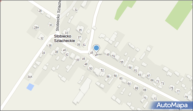 Stobiecko Szlacheckie, Stobiecko Szlacheckie, 47, mapa Stobiecko Szlacheckie