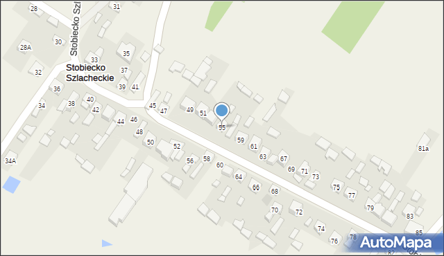 Stobiecko Szlacheckie, Stobiecko Szlacheckie, 55, mapa Stobiecko Szlacheckie