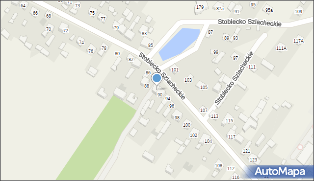 Stobiecko Szlacheckie, Stobiecko Szlacheckie, 90a, mapa Stobiecko Szlacheckie