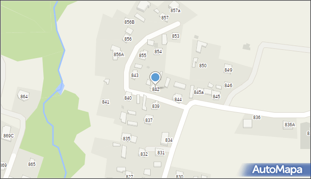 Stobierna, Stobierna, 842, mapa Stobierna