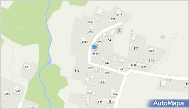 Stobierna, Stobierna, 843, mapa Stobierna