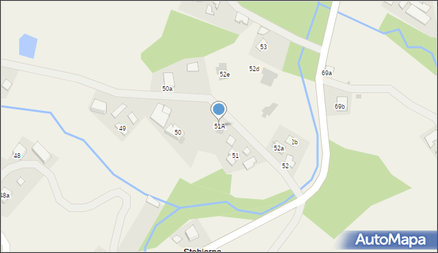 Stobierna, Stobierna, 51A, mapa Stobierna