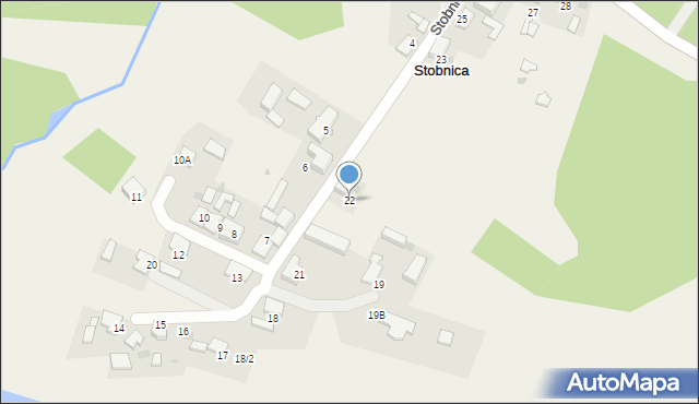 Stobnica, Stobnica, 22, mapa Stobnica