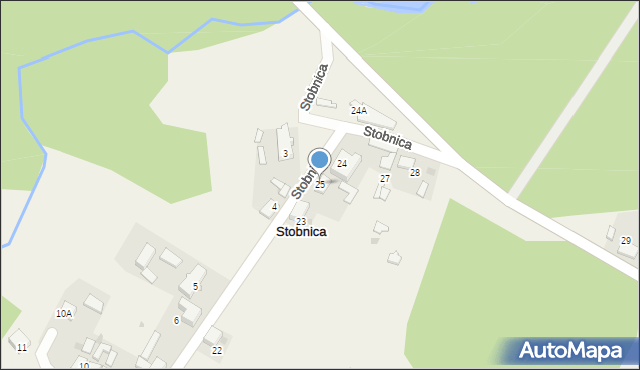 Stobnica, Stobnica, 25, mapa Stobnica