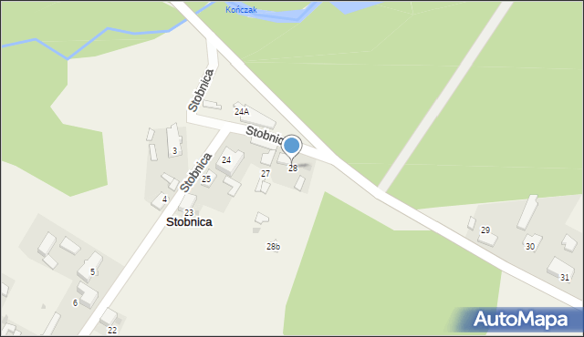 Stobnica, Stobnica, 28, mapa Stobnica