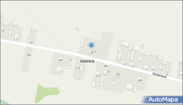 Stobnica, Stobnica, 14, mapa Stobnica