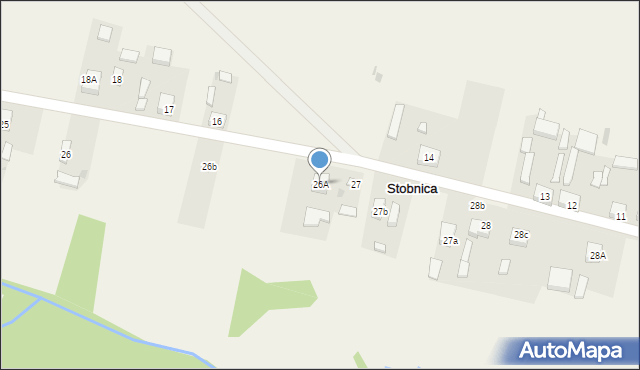 Stobnica, Stobnica, 26A, mapa Stobnica