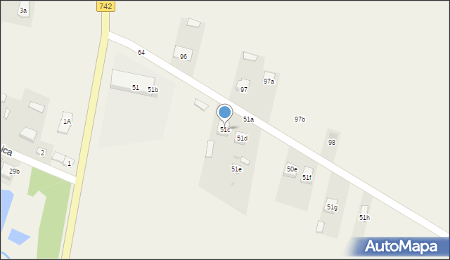 Stobnica, Stobnica, 51c, mapa Stobnica