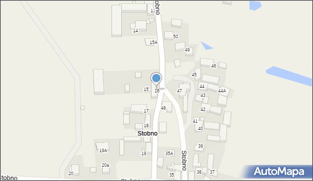 Stobno, Stobno, 16, mapa Stobno