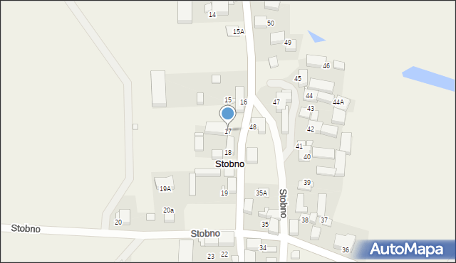 Stobno, Stobno, 17, mapa Stobno