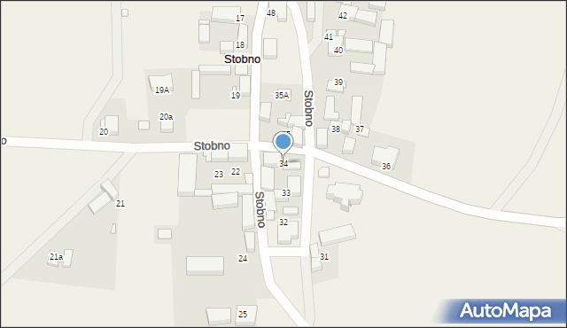 Stobno, Stobno, 34, mapa Stobno