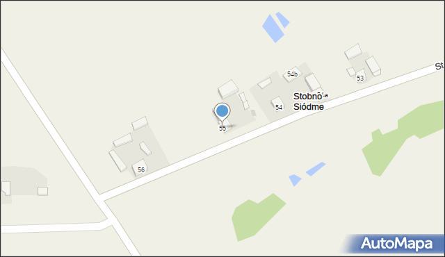 Stobno, Stobno, 55, mapa Stobno