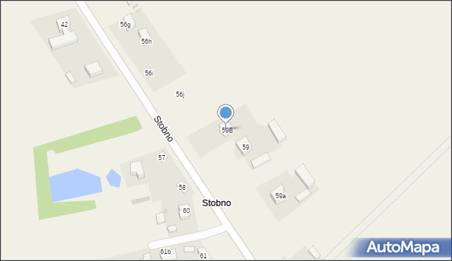 Stobno, Stobno, 59B, mapa Stobno