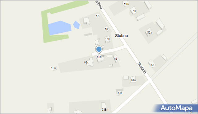 Stobno, Stobno, 61b, mapa Stobno