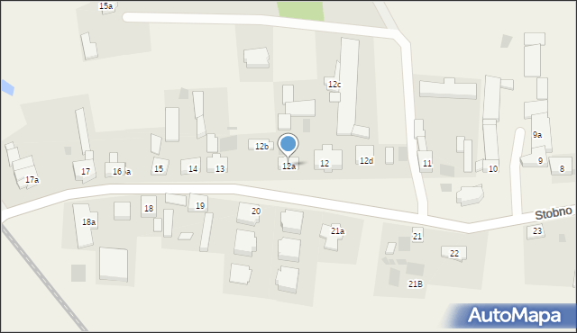 Stobno, Stobno, 12a, mapa Stobno