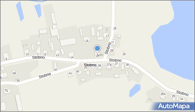 Stobno, Stobno, 15, mapa Stobno