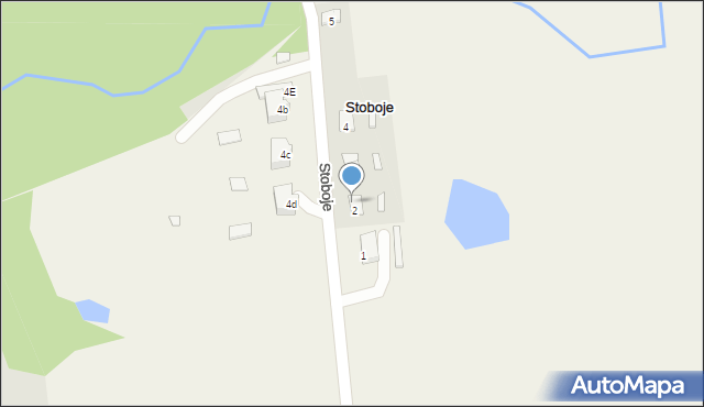 Stoboje, Stoboje, 2a, mapa Stoboje