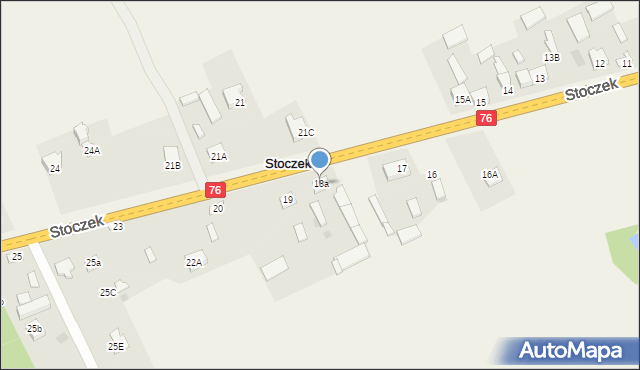 Stoczek, Stoczek, 18a, mapa Stoczek