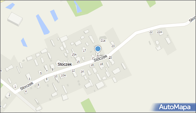 Stoczek, Stoczek, 21, mapa Stoczek