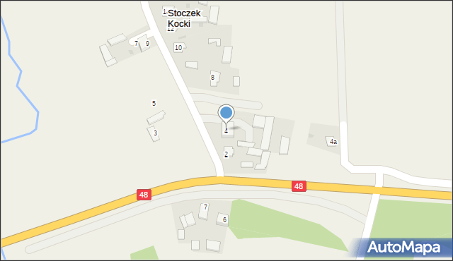 Stoczek Kocki, Stoczek Kocki, 4, mapa Stoczek Kocki