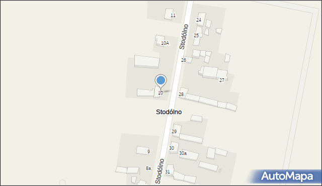 Stodólno, Stodólno, 10, mapa Stodólno