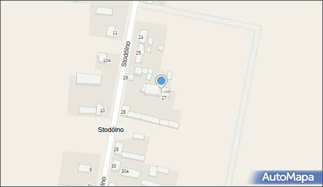 Stodólno, Stodólno, 27a, mapa Stodólno