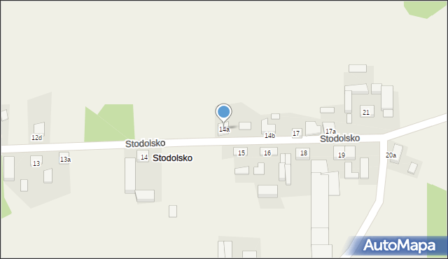 Stodolsko, Stodolsko, 14a, mapa Stodolsko