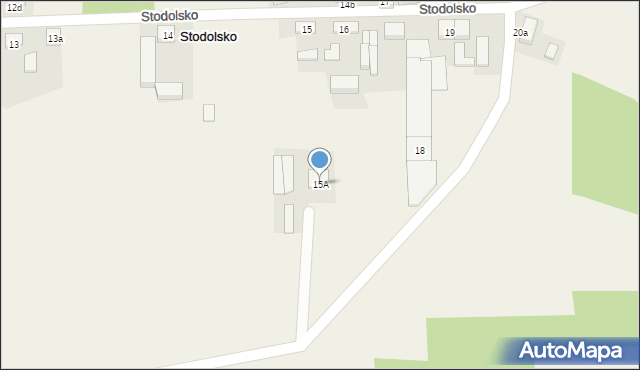 Stodolsko, Stodolsko, 15A, mapa Stodolsko