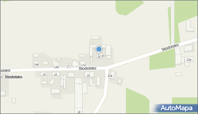 Stodolsko, Stodolsko, 21, mapa Stodolsko