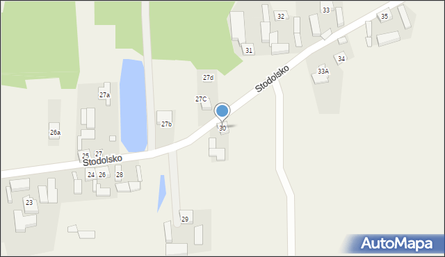Stodolsko, Stodolsko, 30, mapa Stodolsko