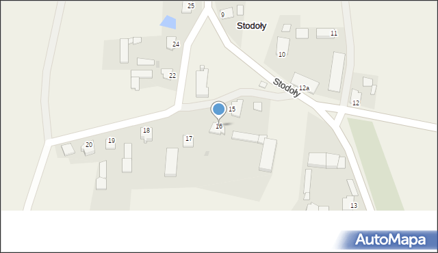 Stodoły, Stodoły, 16, mapa Stodoły