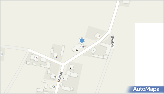 Stodoły, Stodoły, 44a, mapa Stodoły