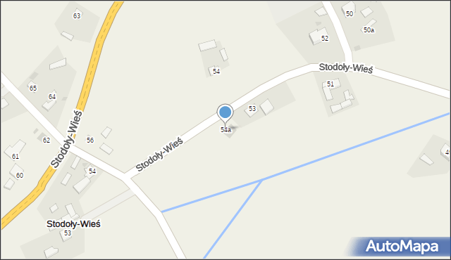 Stodoły-Kolonie, Stodoły-Kolonie, 54a, mapa Stodoły-Kolonie