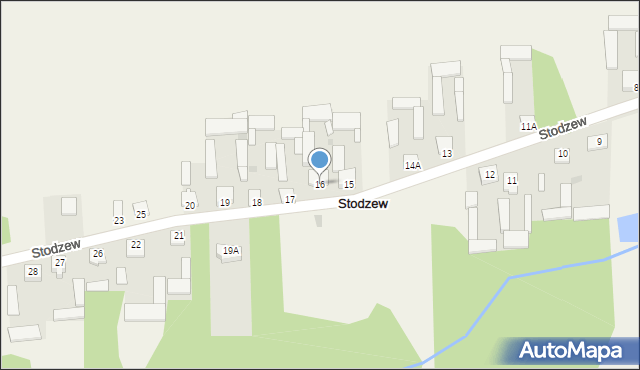 Stodzew, Stodzew, 16, mapa Stodzew