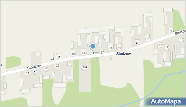 Stodzew, Stodzew, 18, mapa Stodzew