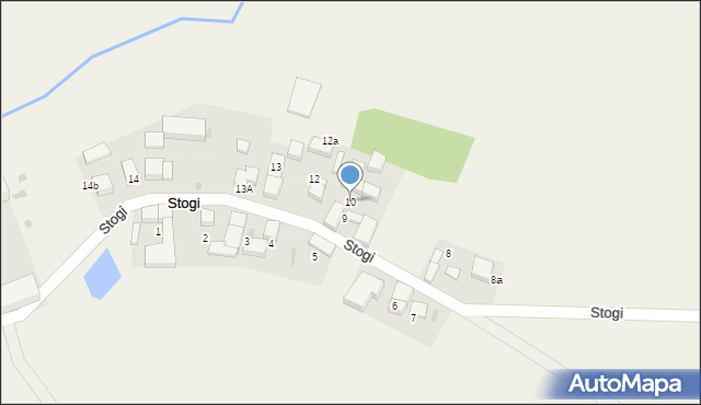 Stogi, Stogi, 10, mapa Stogi