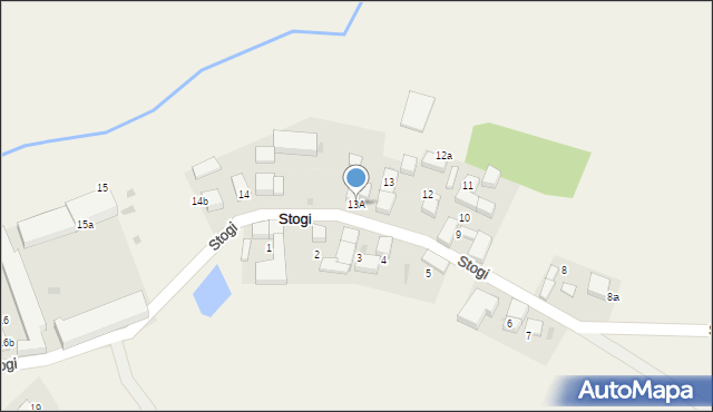 Stogi, Stogi, 13A, mapa Stogi