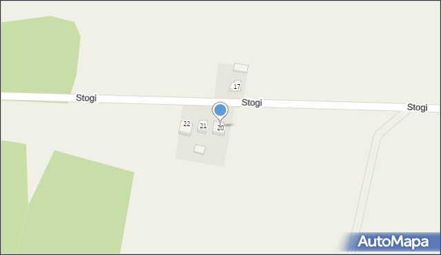 Stogi, Stogi, 20, mapa Stogi