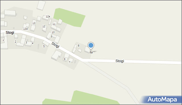 Stogi, Stogi, 8a, mapa Stogi