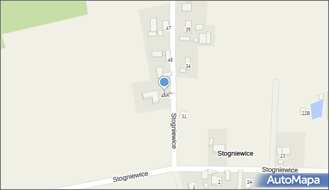 Stogniewice, Stogniewice, 48A, mapa Stogniewice