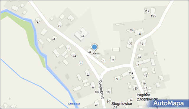 Stogniowice, Stogniowice, 26, mapa Stogniowice