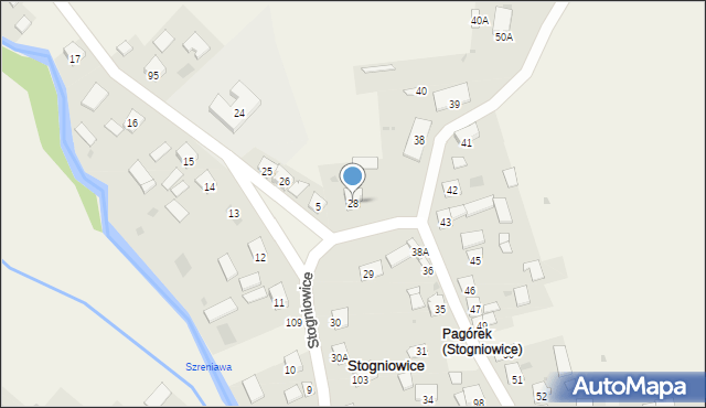 Stogniowice, Stogniowice, 28, mapa Stogniowice