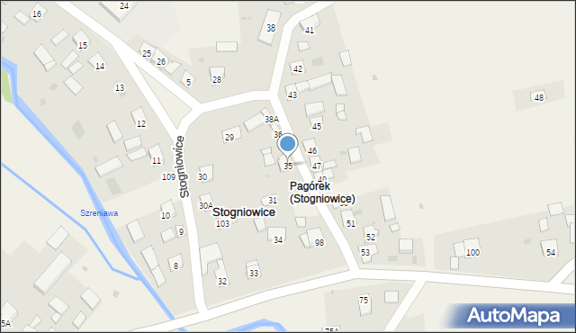 Stogniowice, Stogniowice, 35, mapa Stogniowice