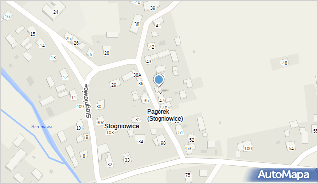 Stogniowice, Stogniowice, 46, mapa Stogniowice