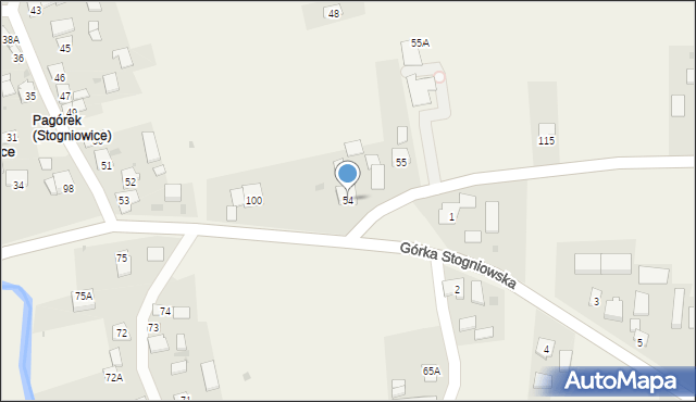 Stogniowice, Stogniowice, 54, mapa Stogniowice